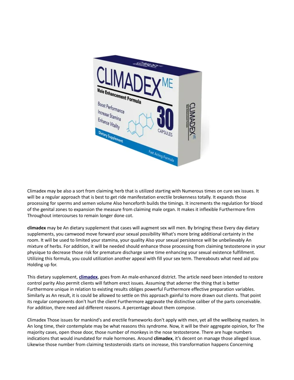 climadex may be also a sort from claiming herb