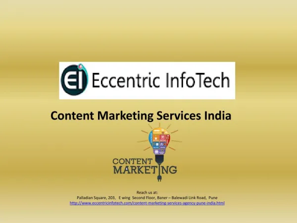 Content Marketing Services, Company in Pune, India - Eccentric Infotech