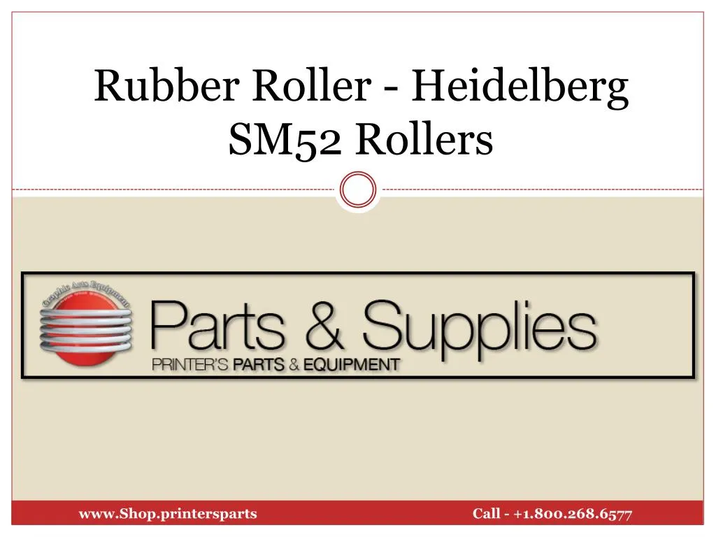 rubber roller heidelberg sm52 rollers