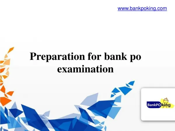 BankPo Preparation