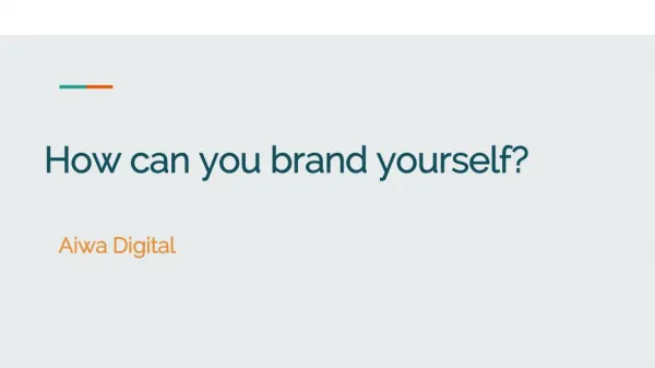 Building your-personal-brand | Aiwa Digital