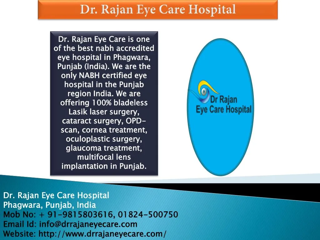 dr rajan eye care hospital