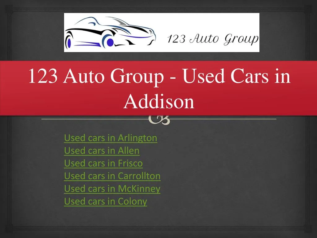 123 auto group used cars in addison