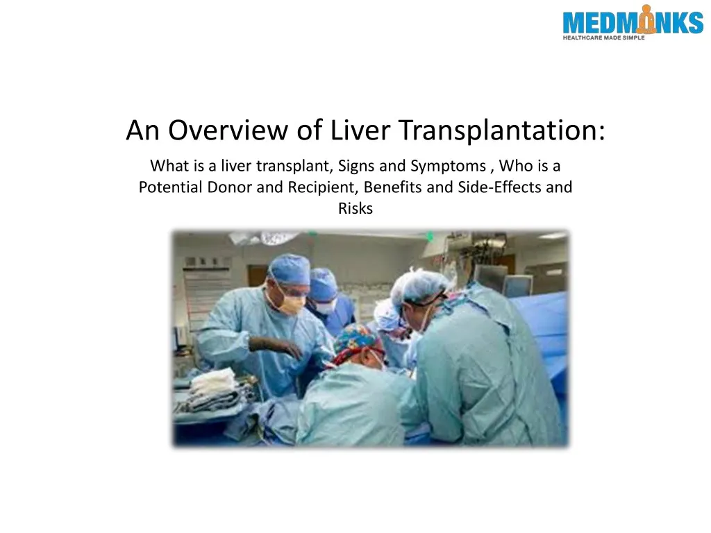 an overview of liver transplantation