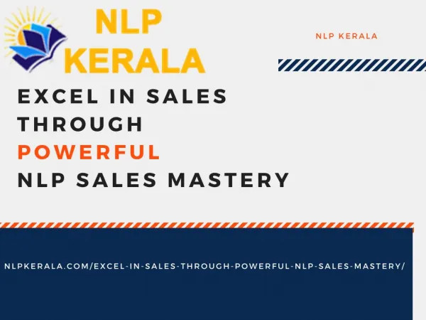 Excel In Sales Through Powerful Nlp Sales Mastery