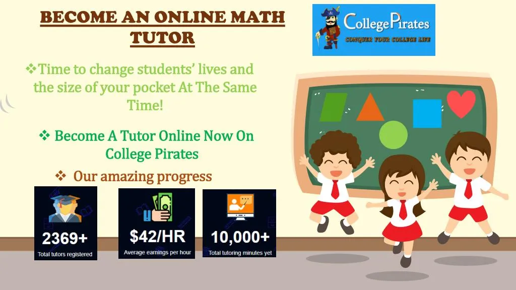 become an online math tutor