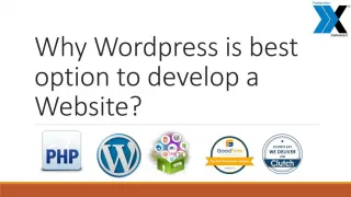Why Wordpress development services is best for website creation - slide 1