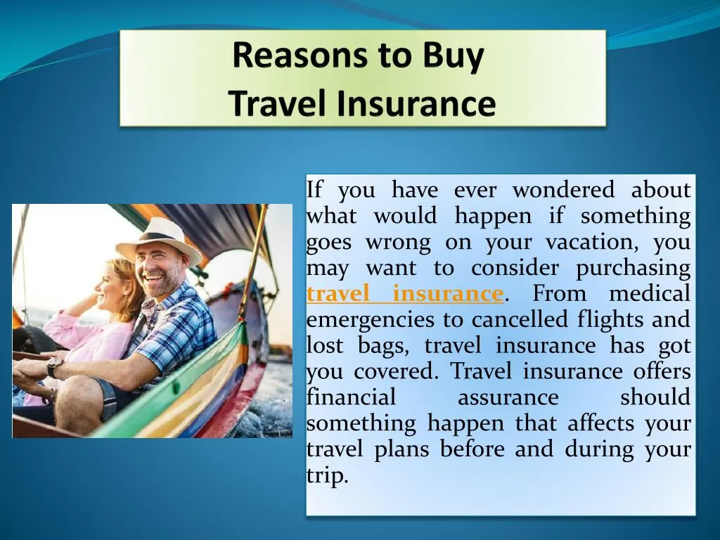 reasons to buy travel insurance