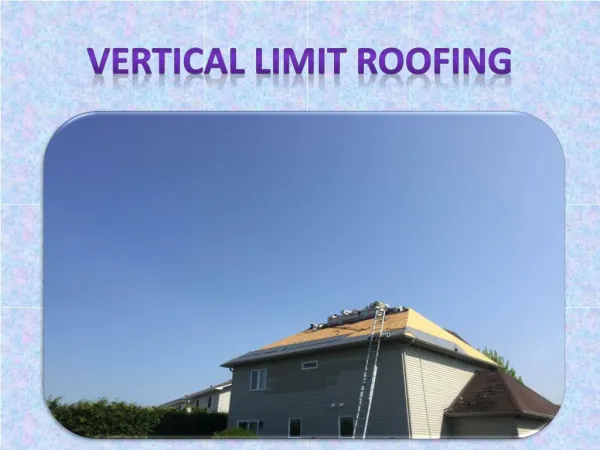 Affordable Roofing Contractors in Ottawa, Ontario | Verticallimitroofing