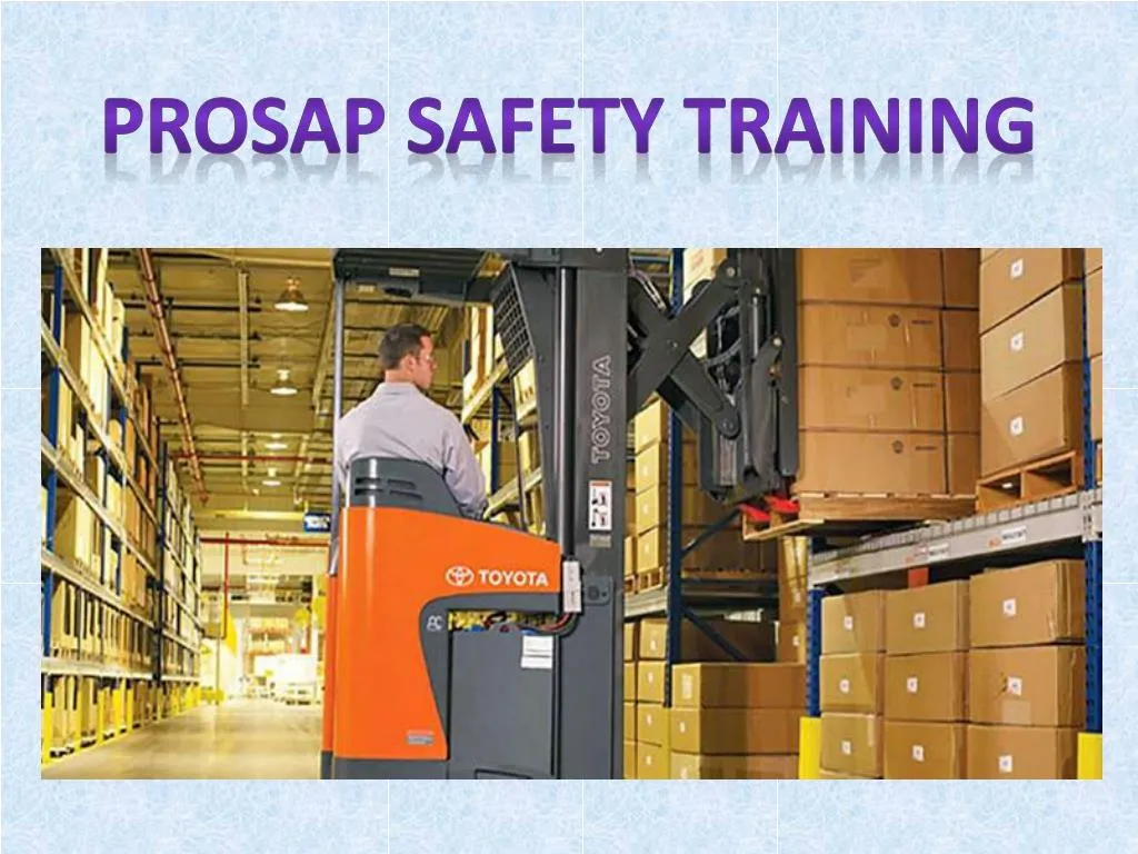 prosap safety training
