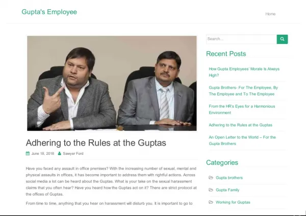 Adhering to the Rules at the Guptas