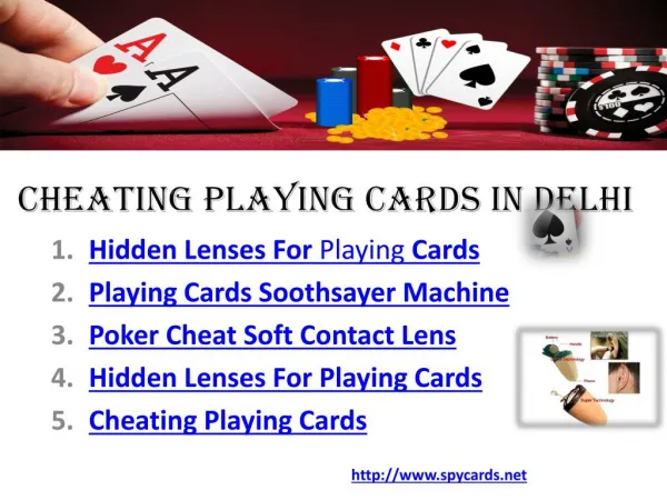 Chaeting Playing Cards in Delhi