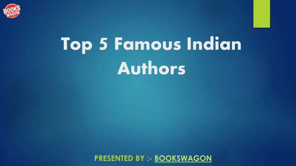 top 5 famous indian authors