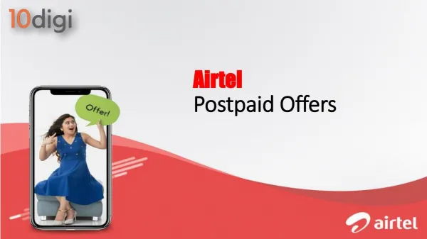Airtel Postpaid Offers with 10digi