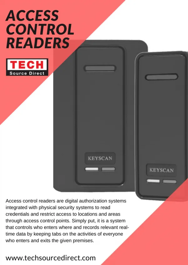 Access control readers