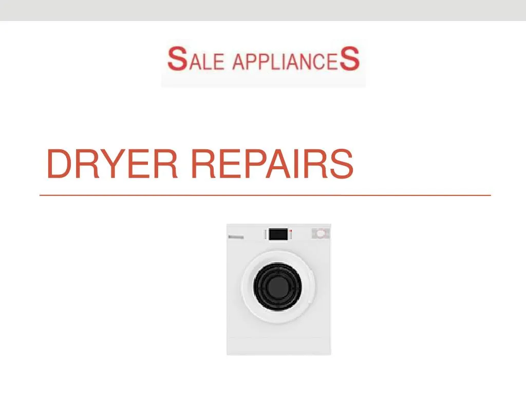 dryer repairs