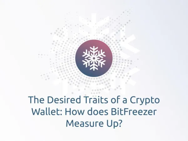 The Desired Traits of a Crypto Wallet: How does BitFreezer Measure Up
