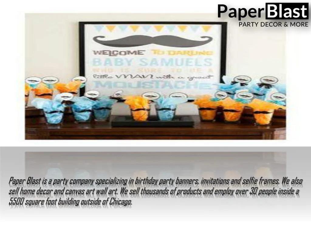 paper blast is a party company specializing