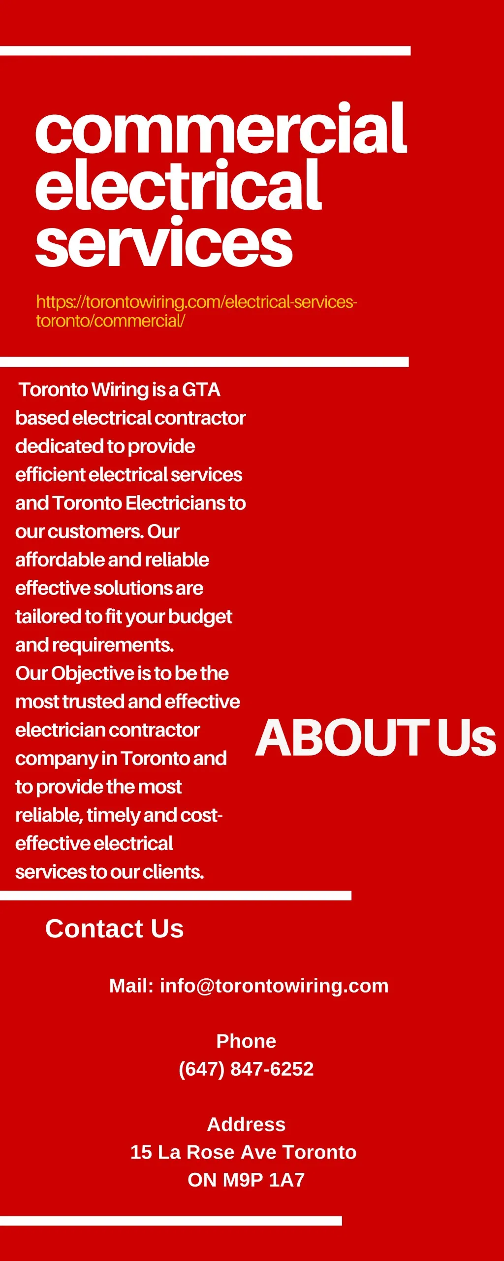 commercial electrical services https
