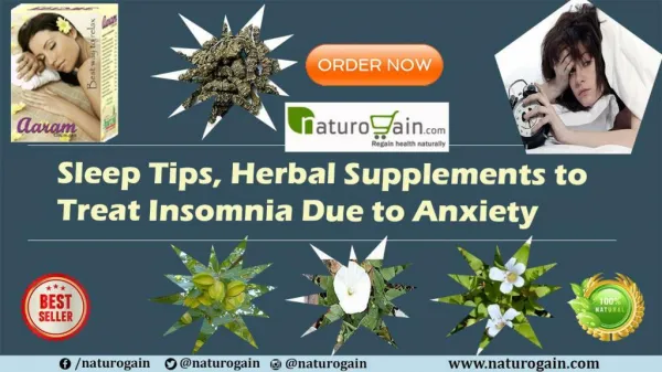 Sleep Tips, Herbal Supplements to Treat Insomnia Due to Anxiety