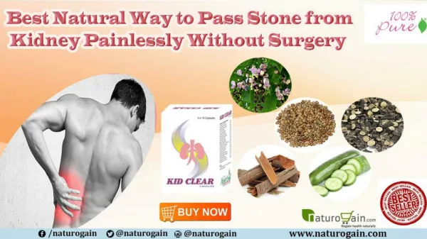 Best Natural Way to Pass Stone from Kidney Painlessly Without Surgery