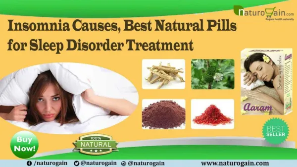 Insomnia Causes, Best Natural Pills for Sleep Disorder Treatment