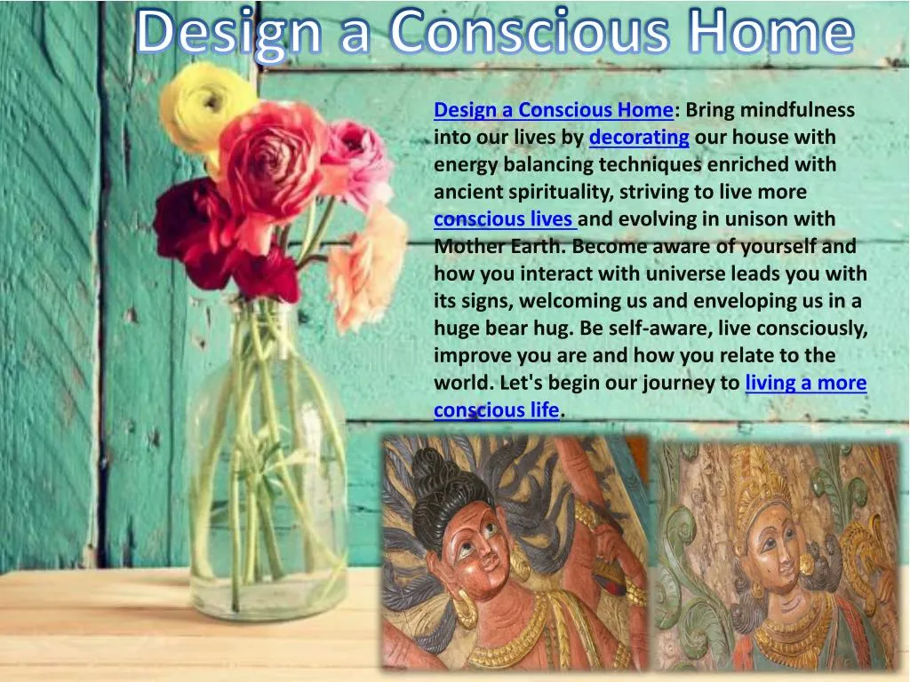 design a conscious home