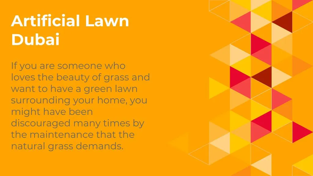 1 artificial lawn dubai