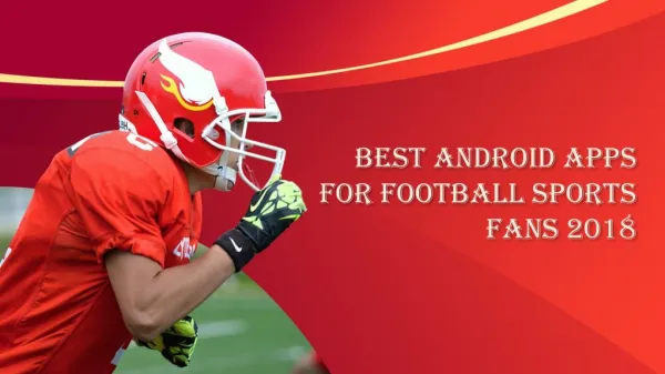 Best Android Apps For Football Sports Fans 2018