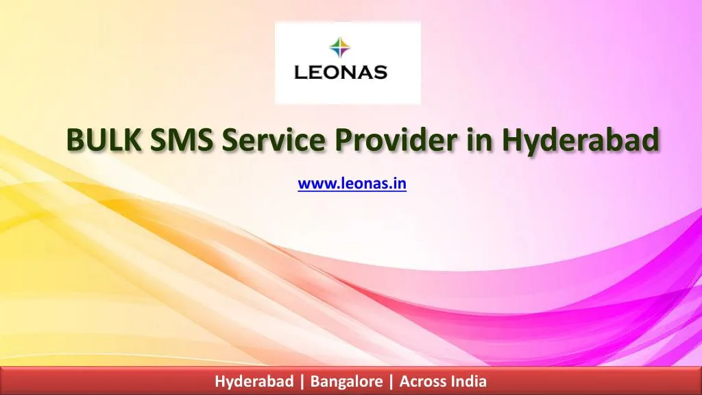 bulk sms service provider in hyderabad