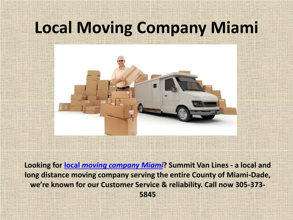 local moving company miami