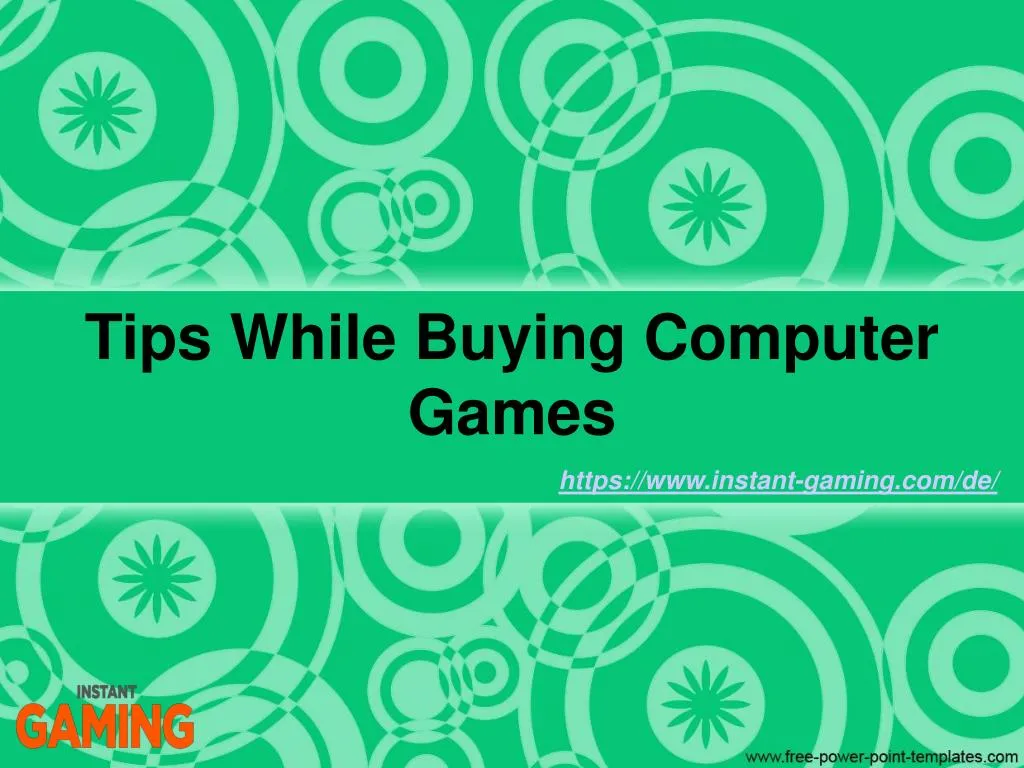 tips while buying computer games