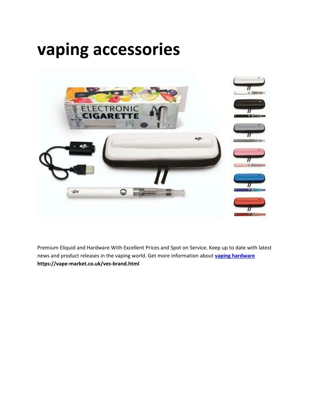 vaping accessories