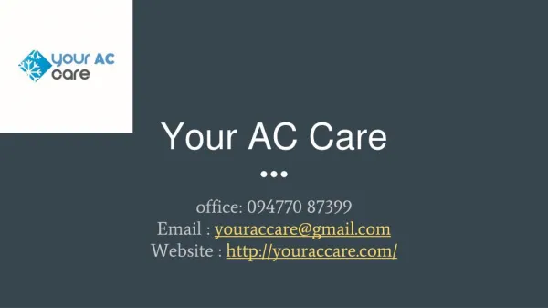 Providing Kolkata With AC Repair & Maintenance Services For 10 Years
