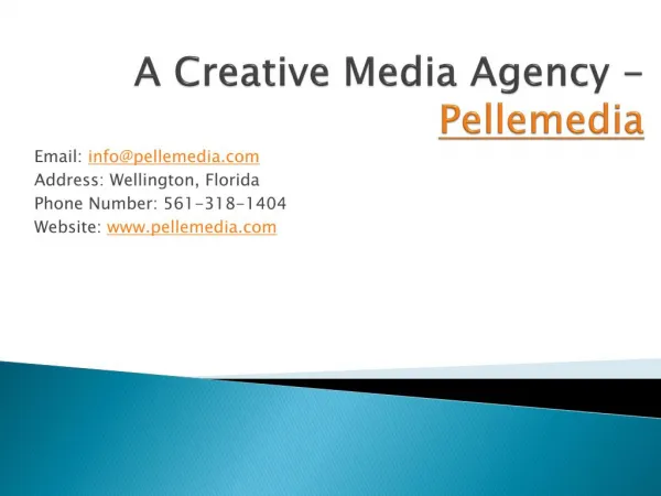 Creative Media Agency - Pellemedia