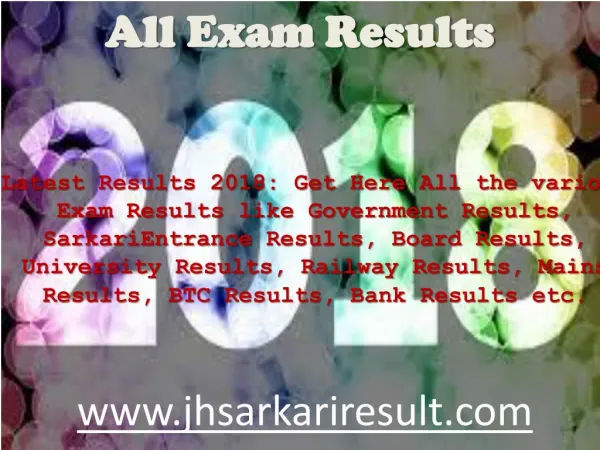 all exam results