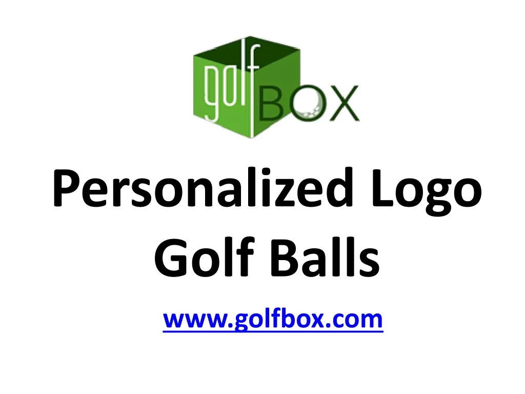 personalized logo golf balls