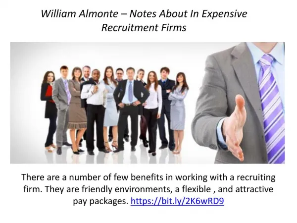 DUI William Almonte â€“ Notes About In Expensive Recruitment Firms