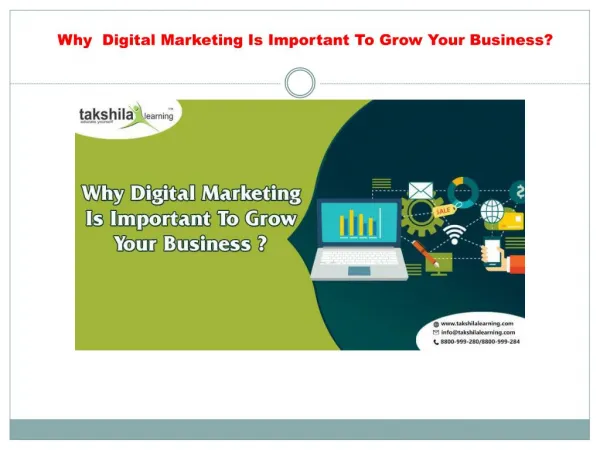 Why Digital Marketing Is Important To Grow Your Business?