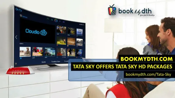 Tata Sky New HD Connection And Tatasky Packages : By Bookmydth.com