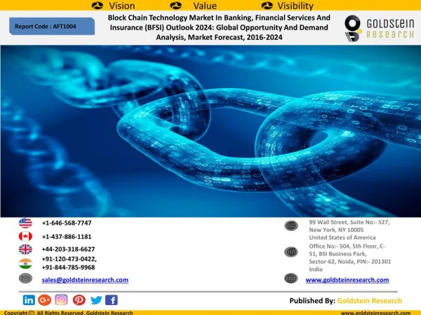 Block Chain Technology Market In Banking, Financial Services And Insurance (BFSI) Outlook 2024: Global Opportunity And