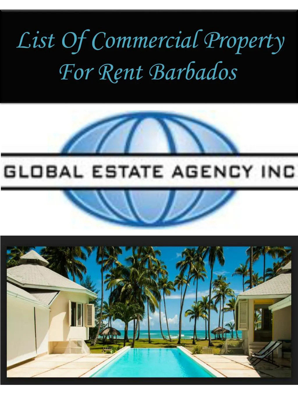 list of commercial property for rent barbados