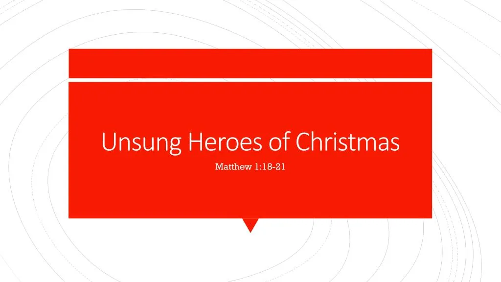 unsung heroes of christmas