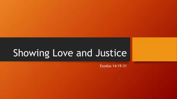 Exodus 14:19-31 Sermon Slides