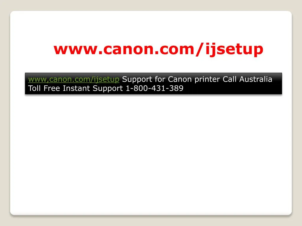 www canon com ijsetup