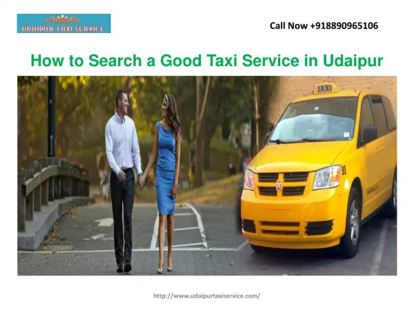 How to Search a Good Taxi Service in Udaipur