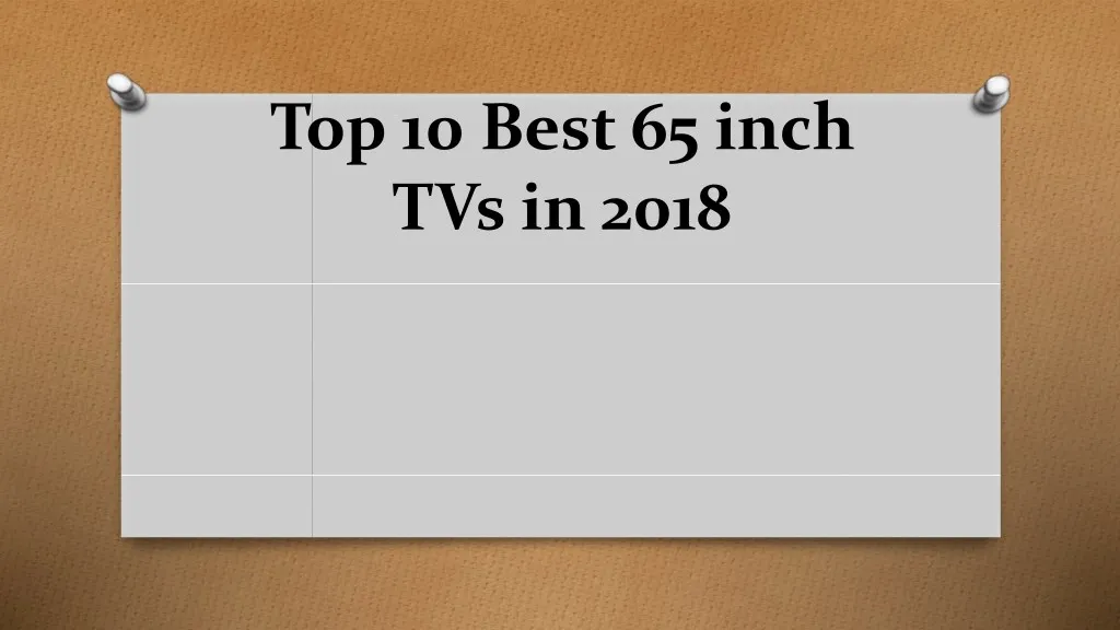 top 10 best 65 inch tvs in 2018