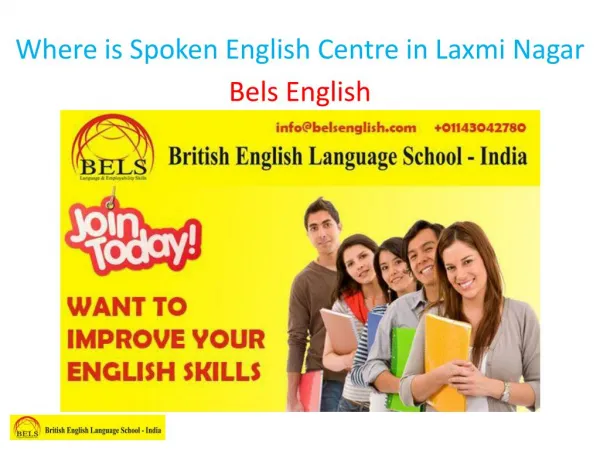 Where is Spoken English Centre in Laxmi Nagar
