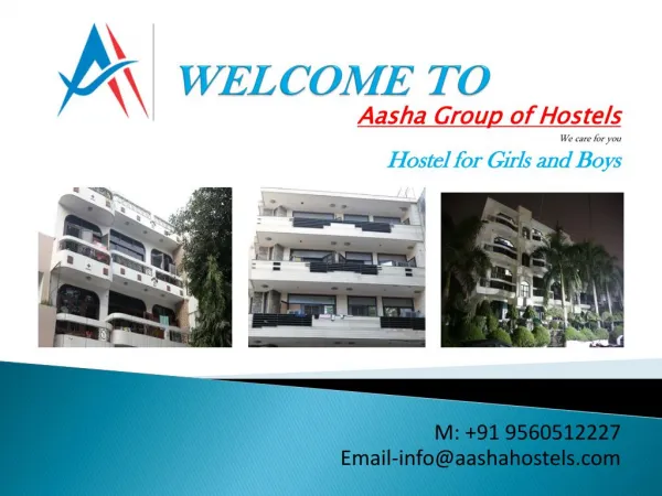 Leading Hostel in Delhi| Aasha Hostels