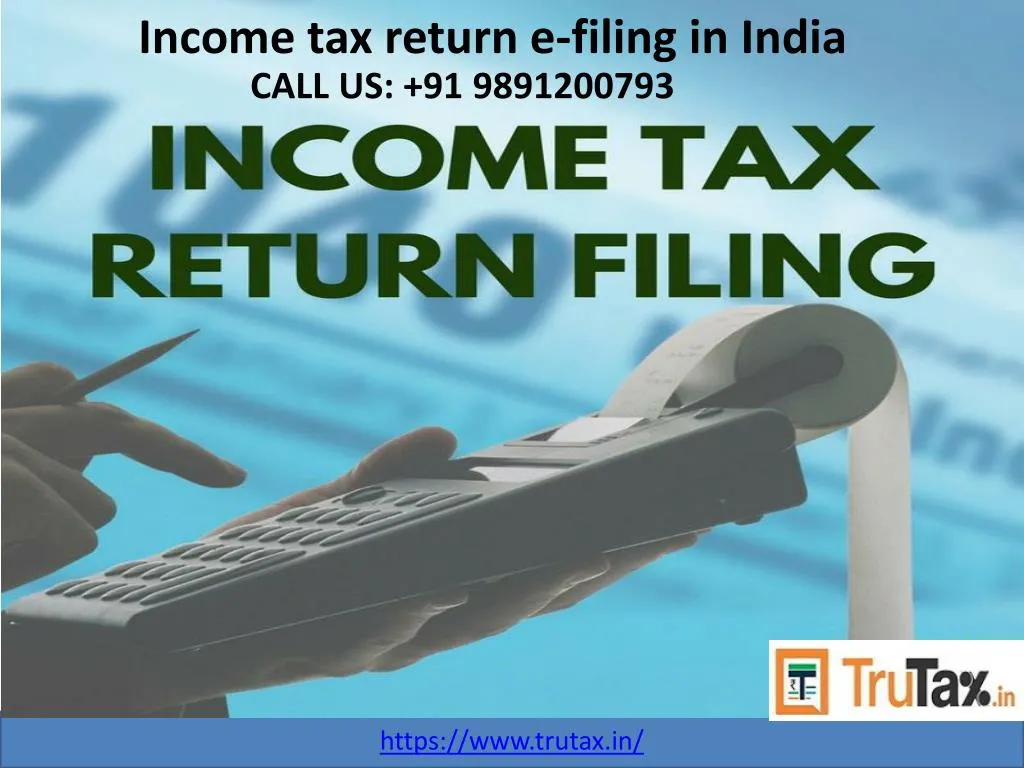 income tax return e filing in india